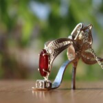 Sophia Webster sterling silver mini high heel sandal with butterfly Sophia Webster sterling silver mini high heel sandal with butterfly